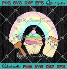 New video coming in 4 hours! Rainbow Ice Cream Moriah Elizabeth Svg Png Eps Dxf Cricut Cameo File Silhouette Art Designs Digital Download
