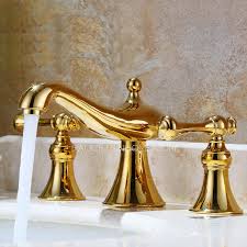 Find out more about our service parts & ceramic cartridges. Designer Two Handles Polished Brass Gold Bathroom Faucet