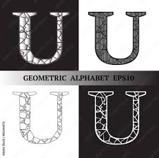 The first part was easy, take each letter in your name and convert it to a number. U Geometric Alphabet Vector Set Illustration U Alphabet Set Design From Geometry Shape Stock Vector Adobe Stock