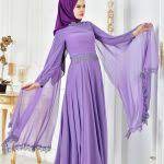 Duyguyu, gizemi ve asaleti yansıtıyormuş. Lila Elbise Kombinleri Tarz Kadin