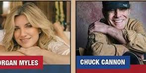 Morgan Myles and Chuck Cannon