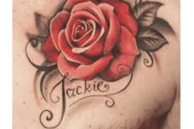 If you can relate to the meaning of this beautiful flower, here the top 35 best rose tattoos for men. Name Tattoos For Men With Roses