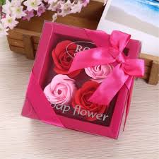 What's better than flowers by post? Rose Flower Scented Soap Gift Set Gifts The Little Flower Shop Florist
