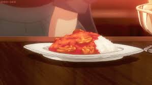 Сшил себе сумку для пиццы. Aesthetic Anime Food Gif Gifs Cute Curry Chicken Illustration Ilustration Orange Rice Foodart Foods Eating Eat T Food Eating Gif Cute Food Art