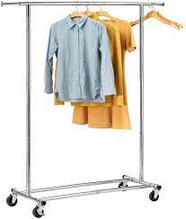 Looking for a good deal on door hanger rack? Amazon Com House Day Portable Clothing Garment Rack Heavy Duty Rolling Clothes Rack Collapsible Clothing Rack Commercial Grade Home Kitchen