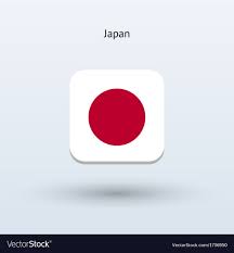 Japan flag icon Royalty Free Vector Image - VectorStock