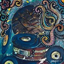 I want to try to do a speed paint but i need to download something to record the screen or from the program can the drawing process be recorded? Around We Go Vintage Record Player Painting By Johnnie Stanfield