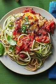 Balsamic Chicken Pasta Bake With Zucchini Noodles Recipe In 2020 Balsamic Chicken Pasta Chicken Pasta Bake Recipes
