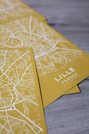 Affiche Lille Map A4 Couleur Au Choix Affiche Lille Carte Plan De Lille