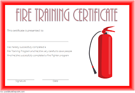 Portable fire extinguisher training resources. Free Fire Fighting Certificate Template 2 Two Package Template