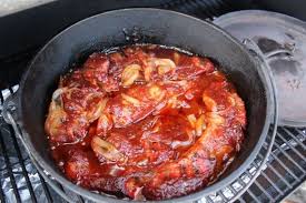 Team Traeger Camping Dutch Oven Smoky Bbq Country Style Short Ribs Traeger Recipes Recipes Dutch Oven Ribs