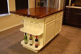 Kitchen island / wine rack: Black Walnut Kitchen Island Top Finewoodworking