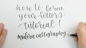 Calligraphers who are interested in historic styles may study roman capital letters, foundational letters inspired by medieval manuscripts, the graceful sloping letters of italic. How To Form Letters In Modern Calligraphy The Anatomy Of A Letter Youtube
