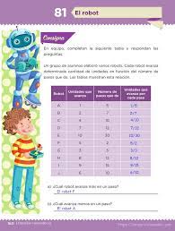 Las respuestas a las preguntas se proporcionan y se encuentran al final de cada página. El Robot Desafio 81 Desafios Matematicos Quinto Grado Contestado Tareas Cicloescolar