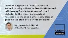 Brendan Smith on LinkedIn: Congrats to my CRISPR Therapeutics ...