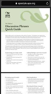 Writing a discussion section is where you really begin to add your interpretations to the work. Apa Style On Twitter In A Discussion Section You Evaluate And Interpret The Results Of Your Study Draw Inferences And Conclusions And Communicate Its Contributions To Science And Or Society Our Discussion Phrases