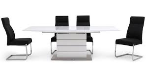 Find your perfect dining table set at our discount prices. Tokyo Extending White Dining Table With 4 Chairs Fabb Furniture