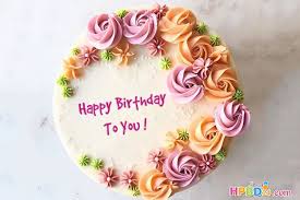 Flowers beautiful happy birthday images hd. Beautiful Flowers Birthday Cake With Your Name