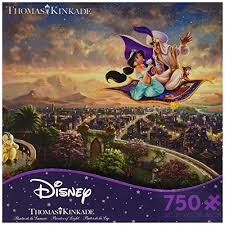 Über 7 millionen englischsprachige bücher. Ceaco Thomas Kinkade Disney Dreams Collection Aladdin Puzzle Walmart Com Walmart Com