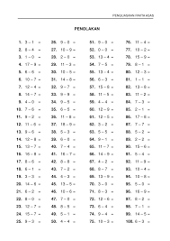 Latihan Matematik Tahun 1 At Soalkunci