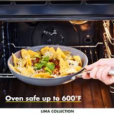 This ceramic cookware set was mentioned as one of the best ceramic cookware on the market, and for good reasons. Greenpan Lima Ceramic Non Stick Cookware Set 12 Piece Gray Ms65y0r Buy Online At Best Price In Uae Amazon Ae