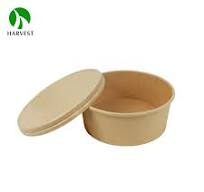Round Kraft Paper Food Bowl with Lid - KR Round Series