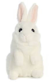 Aurora Lil Bunny 7 5 Plush Small White Rabbit Stuffed Animal Easter New Rabbit Plush Toy Animals Plush Toy Dolls