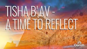 For 25 hours, observant jews fast and deny themselves certain other comforts to mourn the destruction of the temples. Oorah Tisha B Av