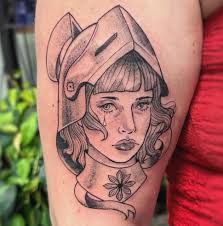 Raygun Samurai Tattoo