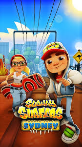Subway Surfers A Game Where U Dodge Opsticles Collecting Coins Running From A Man Subway Surfers Subway Surfers Download Subway Surfers New York