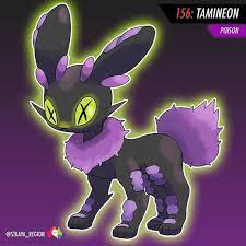 Pokemon Fanart Fakemon Artist En Instagram A Special Eeveelution Has Appeared 156 Tamineon Contaminate Eon The Infe Pokemon Eeveelutions Fan Art