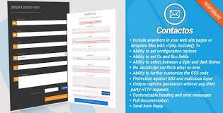 Cross Platform Simple Php Contact Form Contact Form Drupal Project Management Tools