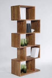 Open Wooden Bookcase Authentico Zick Zack 150 By Kare Design Wooden Bookcase Funky Office Furniture Ultra Modern Furniture
