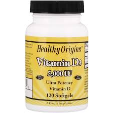 The vitamin d council recommends that adults take 5000 iu of vitamin d3 daily, the institute of medicine (iom) established 4000 iu daily as the tolerable upper level of intake, meaning the highest level unlikely to cause harm in nearly all adults. Healthy Origins Vitamin D3 5 000 Iu 120 Softgels Iherb