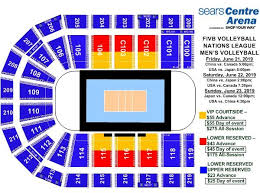 Events Fivb Volleyball Nations League 1 Sears Centre