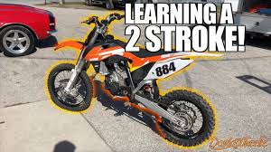 85 2 stroke dirt bike. 2 Stroke Monster Ktm Sx85 Test Ride Youtube
