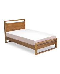 The bed frame includes sturdy wooden slats to support and extend the life of your mattress. Gideon Teak Bed Frame Super Single Shop Furniture Online In Singapore