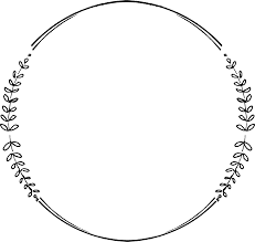 Pin By Telva Mm On Wedding Ideas Black Wreath Circle Frames Bullet Journal Doodles