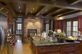 Eliminated the stairs to the second floor and reversed the steps to the basement, moving its. 50 Kitchens With Fireplaces Photos Home Stratosphere