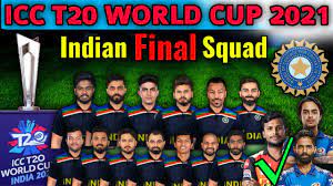 The 2021 cricket world cup. Icc T20 World Cup 2021 Team India Squad T20 World Cup 2021 Indian Squad Indian T20 Squad 2021 Youtube