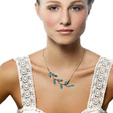 Y-chain Necklace For Women SILIKEPA Leaf Necklace