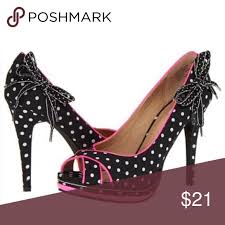 Black And White Polka Dot Heels Not Rated Head Turner Black White Polka Dot Heels Not Rated Head Turner Shoe Certainly Lives Up To Its Name Black And Polka Dot Heels Heels Not Rated Shoes