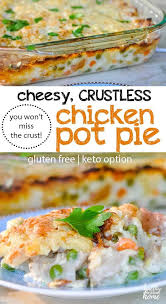 Bisquick Gluten Free Chicken Pot Pie Cheesy Crustless Chicken Pot Pie Casserole Gluten Free Recipe In 2020 With Images Gluten Free Recipes For Dinner Chicken Pot Pie Recipes Chicken Pot Pie Casserole