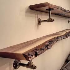 Image Result For Raw Edge Timber Corner Shelf Mobel Aus Rohren Regal Diy Regal