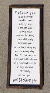 I D Choose You Sign Wedding Gift Anniversary Gift Valentines Day Gift Rustic Wood Sign Hand Painted Sign Framed Sign I Choose You Marriage Quotes Me Quotes Relationship Quotes
