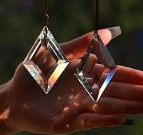 Amazon.com: 2PCS Clear Rhombus Crystal Sun Catcher Prisms, STINO Hanging  Suncatchers with Glass Prism, Rainbow Maker for Windows, Balcony, Kitchen,  ...
