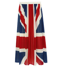 Vintage Uk Union Jack Flag Full Length Maxi Skirt I Want This Ankle Length Skirt Street Style Store Online Fashion Stores