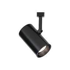 Volume Lighting 1 Light Black Adjustable Large Flat Back Cylinder Track Lighting Head V2775 5 The Home Depot