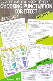 Fourth Grade Grammar Punctuation Teacher Thrive Teaching Punctuation Writing Mini Lessons Reading Mini Lessons