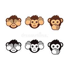 See No Evil Hear No Evil Speak No Evil Emoji Monkeys White Banners And Flags Illustration Mesh Vector Set Mockup Affiliate Flags Illustration White Ba En 2020 Singe Dessin Singes De La Sagesse Tatouage Singe